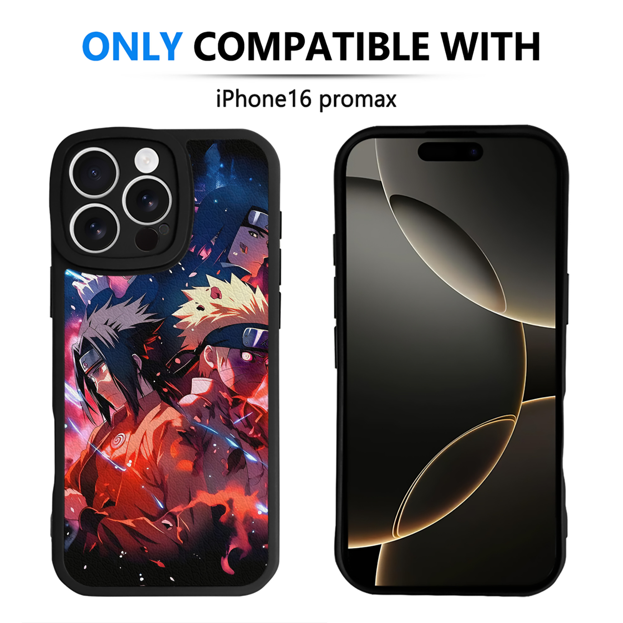 （画像用） NARUTO -ナルト- NARUTO -ナルト- 疾風伝 【iPhone 16シリーズ対応】シリコンスマホケース（レザー調） 材質：シリコン